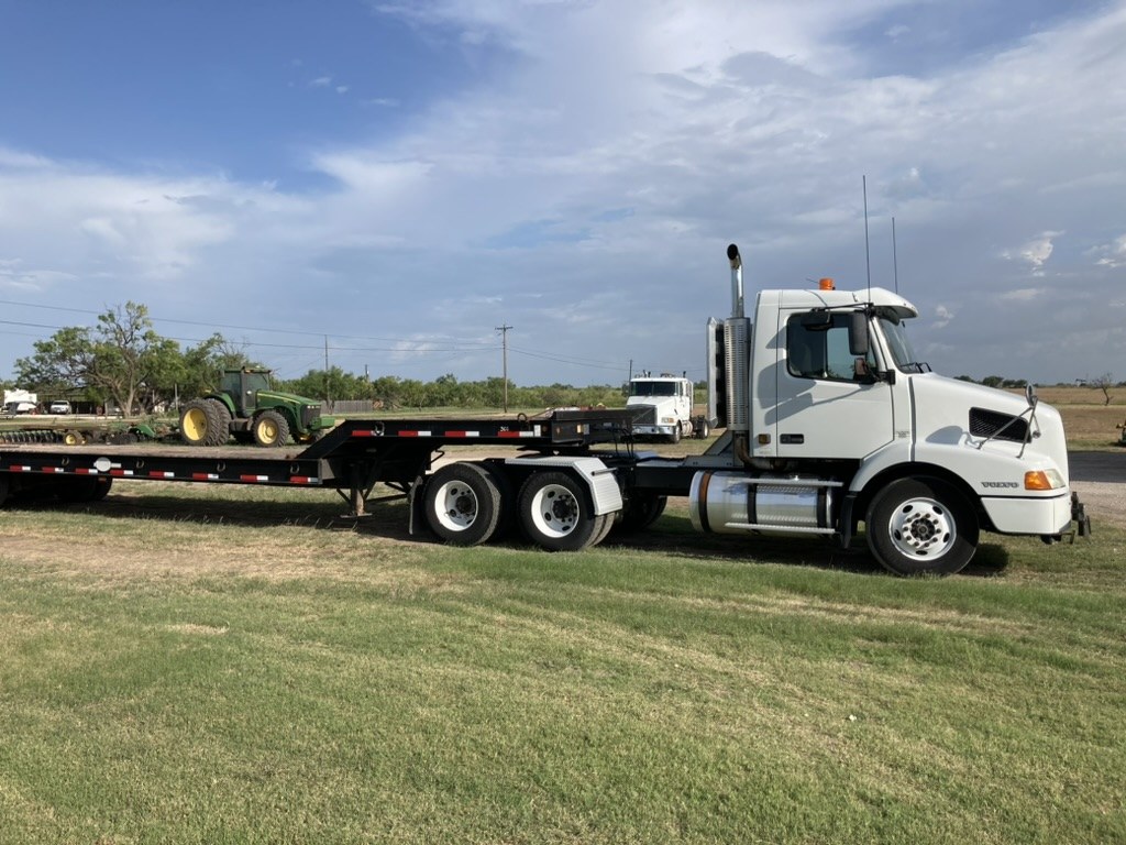 MBARK equipment transport truck ready for job site mobilization