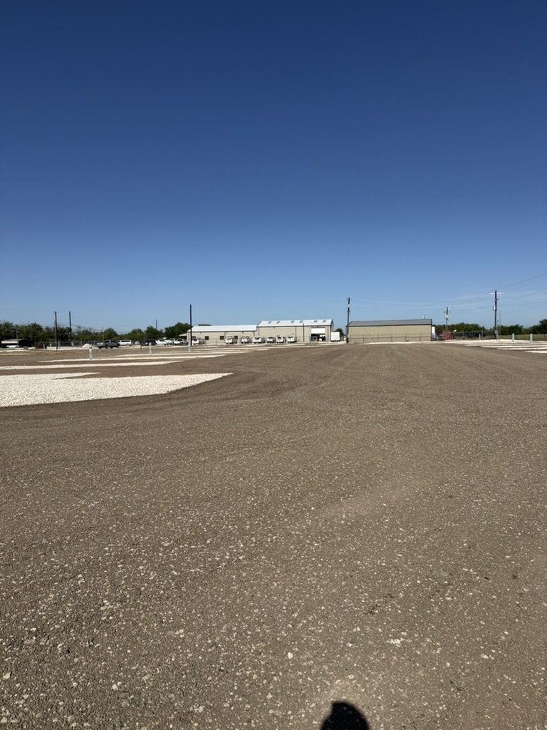 Finished commercial pad site, Abilene TX